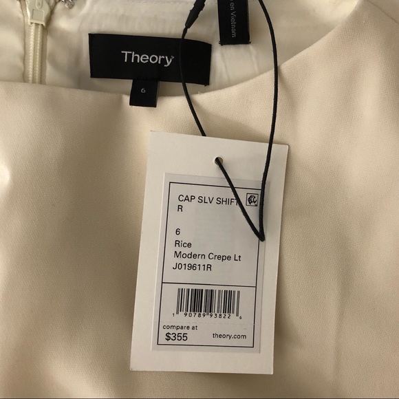 Theory Cap Sleeve Crepe Dress - Picture 4 of 6